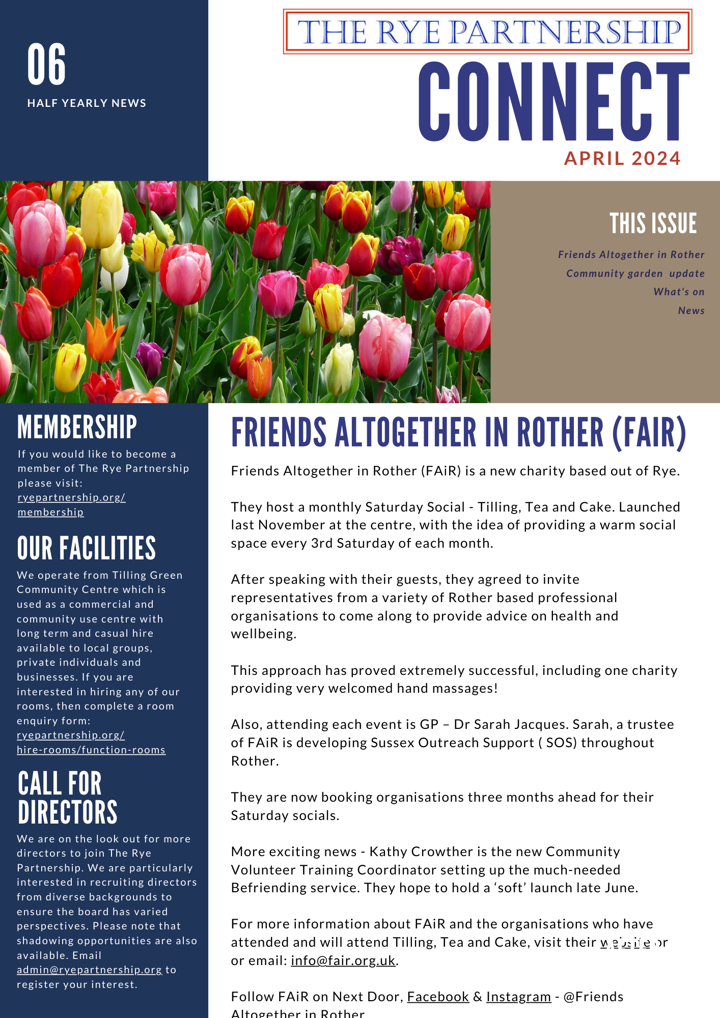 April newsletter 2024 - Rye Partnership
